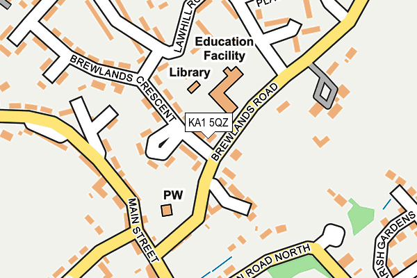 KA1 5QZ map - OS OpenMap – Local (Ordnance Survey) KA1 5QZ map - OS OpenMap – Local (Ordnance Survey)