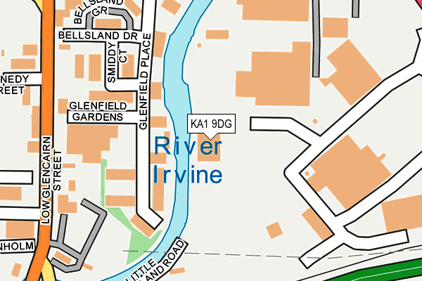KA1 9DG map - OS OpenMap – Local (Ordnance Survey)