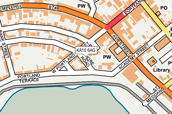 KA10 6AG map - OS OpenMap – Local (Ordnance Survey) KA10 6AG map - OS OpenMap – Local (Ordnance Survey)