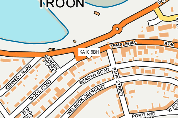 KA10 6BH map - OS OpenMap – Local (Ordnance Survey) KA10 6BH map - OS OpenMap – Local (Ordnance Survey)