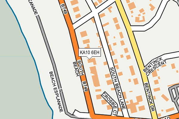 KA10 6EH map - OS OpenMap – Local (Ordnance Survey) KA10 6EH map - OS OpenMap – Local (Ordnance Survey)