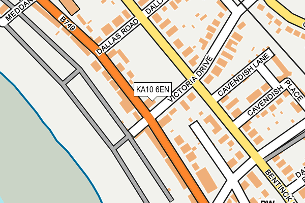 KA10 6EN map - OS OpenMap – Local (Ordnance Survey) KA10 6EN map - OS OpenMap – Local (Ordnance Survey)