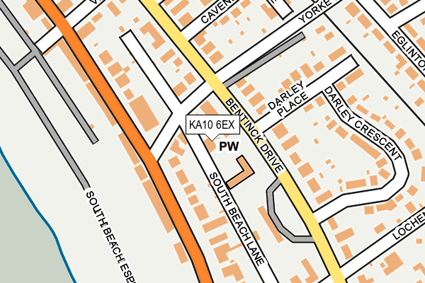 KA10 6EX map - OS OpenMap – Local (Ordnance Survey) KA10 6EX map - OS OpenMap – Local (Ordnance Survey)