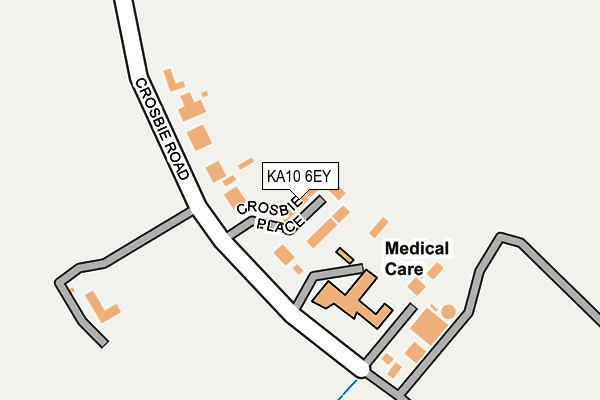 KA10 6EY map - OS OpenMap – Local (Ordnance Survey) KA10 6EY map - OS OpenMap – Local (Ordnance Survey)