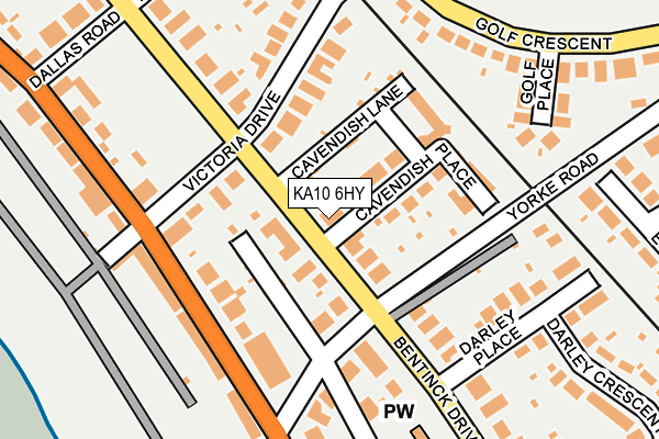 KA10 6HY map - OS OpenMap – Local (Ordnance Survey) KA10 6HY map - OS OpenMap – Local (Ordnance Survey)