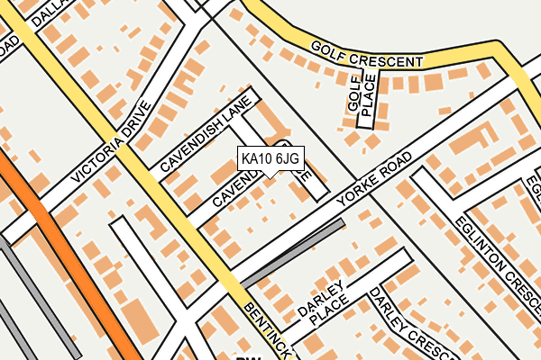 KA10 6JG map - OS OpenMap – Local (Ordnance Survey) KA10 6JG map - OS OpenMap – Local (Ordnance Survey)