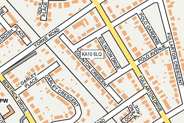KA10 6LQ map - OS OpenMap – Local (Ordnance Survey) KA10 6LQ map - OS OpenMap – Local (Ordnance Survey)