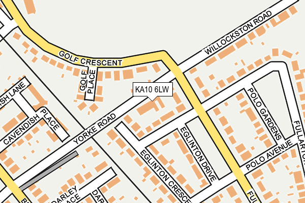 KA10 6LW map - OS OpenMap – Local (Ordnance Survey) KA10 6LW map - OS OpenMap – Local (Ordnance Survey)