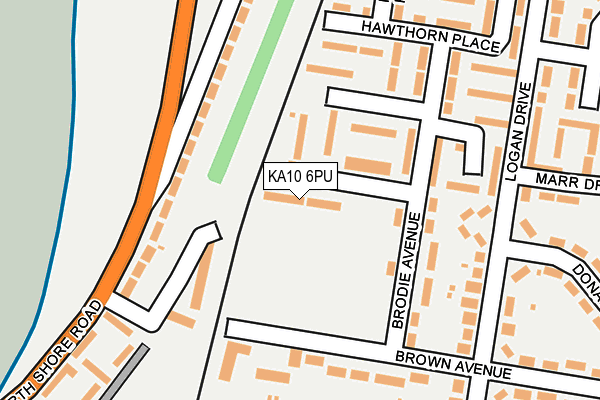 KA10 6PU map - OS OpenMap – Local (Ordnance Survey) KA10 6PU map - OS OpenMap – Local (Ordnance Survey)