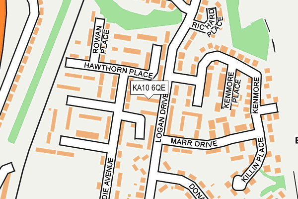 KA10 6QE map - OS OpenMap – Local (Ordnance Survey) KA10 6QE map - OS OpenMap – Local (Ordnance Survey)