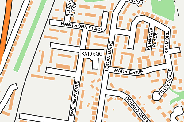 KA10 6QG map - OS OpenMap – Local (Ordnance Survey) KA10 6QG map - OS OpenMap – Local (Ordnance Survey)