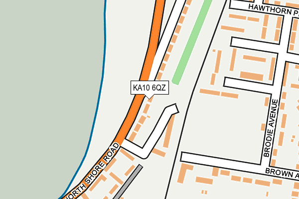 KA10 6QZ map - OS OpenMap – Local (Ordnance Survey) KA10 6QZ map - OS OpenMap – Local (Ordnance Survey)