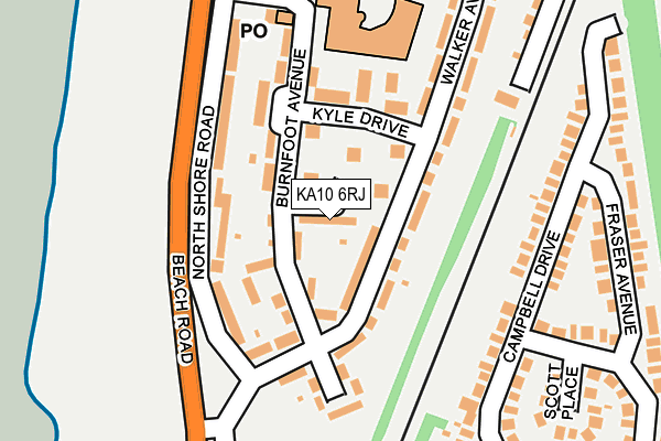 KA10 6RJ map - OS OpenMap – Local (Ordnance Survey) KA10 6RJ map - OS OpenMap – Local (Ordnance Survey)