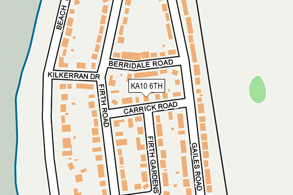 KA10 6TH map - OS OpenMap – Local (Ordnance Survey) KA10 6TH map - OS OpenMap – Local (Ordnance Survey)