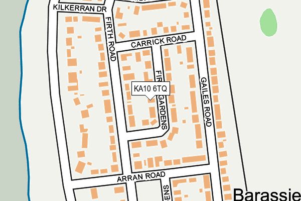 KA10 6TQ map - OS OpenMap – Local (Ordnance Survey) KA10 6TQ map - OS OpenMap – Local (Ordnance Survey)