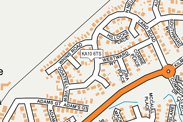 KA10 6TS map - OS OpenMap – Local (Ordnance Survey) KA10 6TS map - OS OpenMap – Local (Ordnance Survey)