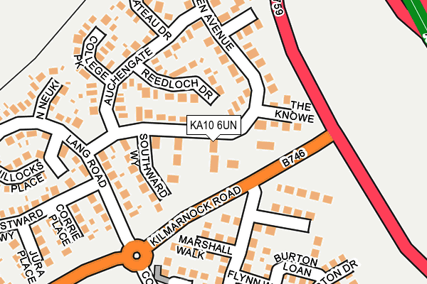 KA10 6UN map - OS OpenMap – Local (Ordnance Survey) KA10 6UN map - OS OpenMap – Local (Ordnance Survey)