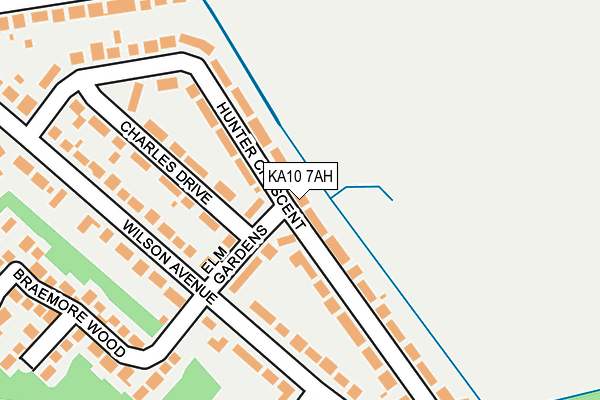 KA10 7AH map - OS OpenMap – Local (Ordnance Survey) KA10 7AH map - OS OpenMap – Local (Ordnance Survey)