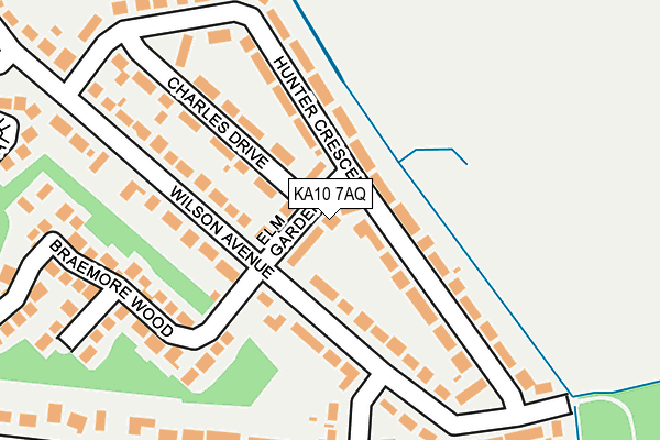 KA10 7AQ map - OS OpenMap – Local (Ordnance Survey) KA10 7AQ map - OS OpenMap – Local (Ordnance Survey)