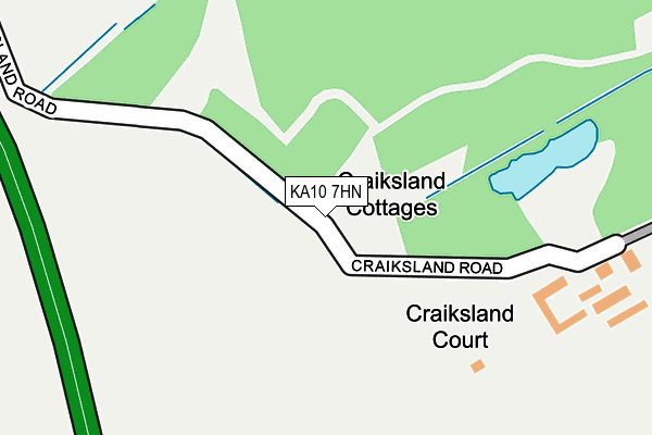KA10 7HN map - OS OpenMap – Local (Ordnance Survey)