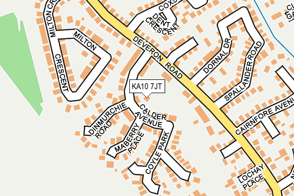 KA10 7JT map - OS OpenMap – Local (Ordnance Survey) KA10 7JT map - OS OpenMap – Local (Ordnance Survey)