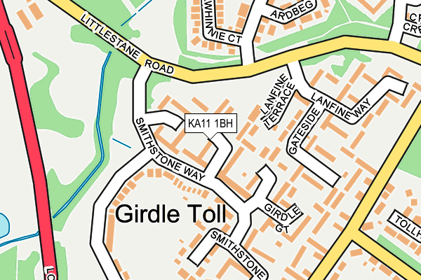 KA11 1BH map - OS OpenMap – Local (Ordnance Survey) KA11 1BH map - OS OpenMap – Local (Ordnance Survey)
