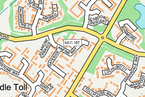 KA11 1BT map - OS OpenMap – Local (Ordnance Survey) KA11 1BT map - OS OpenMap – Local (Ordnance Survey)