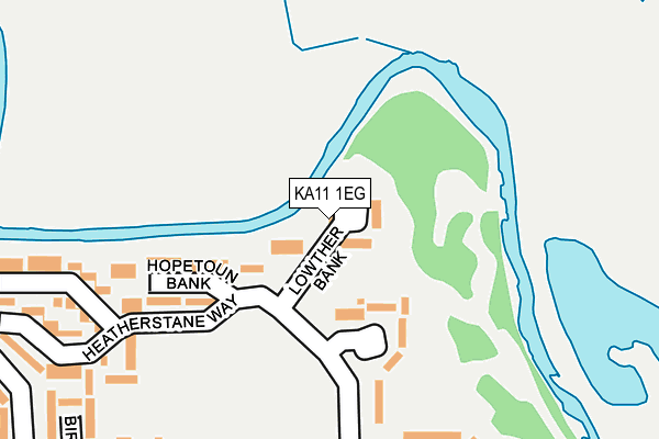 KA11 1EG map - OS OpenMap – Local (Ordnance Survey) KA11 1EG map - OS OpenMap – Local (Ordnance Survey)