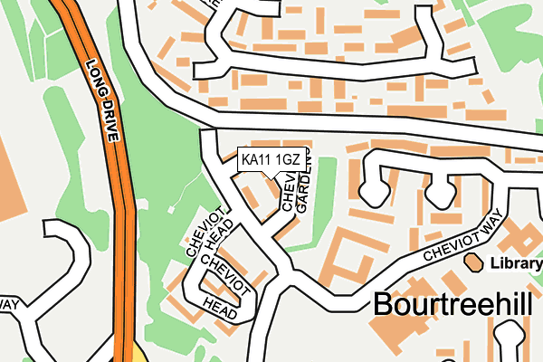 KA11 1GZ map - OS OpenMap – Local (Ordnance Survey) KA11 1GZ map - OS OpenMap – Local (Ordnance Survey)