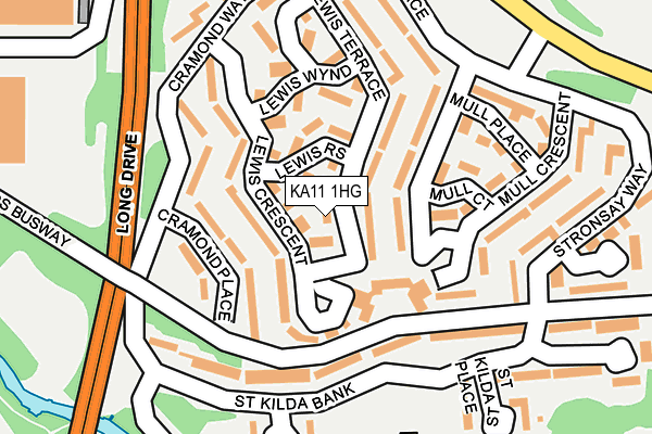 KA11 1HG map - OS OpenMap – Local (Ordnance Survey) KA11 1HG map - OS OpenMap – Local (Ordnance Survey)