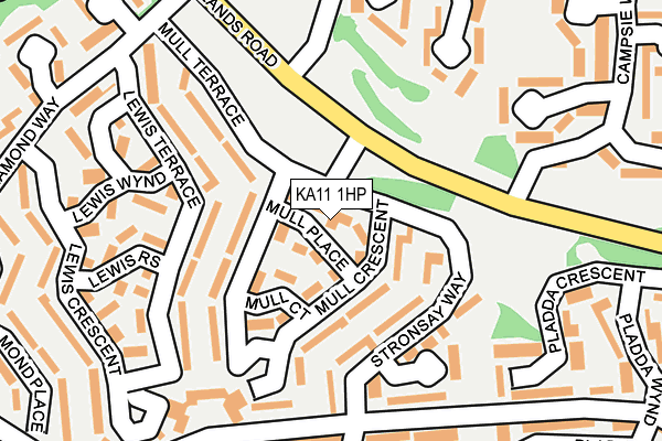 KA11 1HP map - OS OpenMap – Local (Ordnance Survey) KA11 1HP map - OS OpenMap – Local (Ordnance Survey)