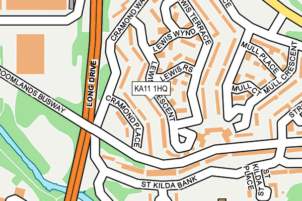 KA11 1HQ map - OS OpenMap – Local (Ordnance Survey) KA11 1HQ map - OS OpenMap – Local (Ordnance Survey)