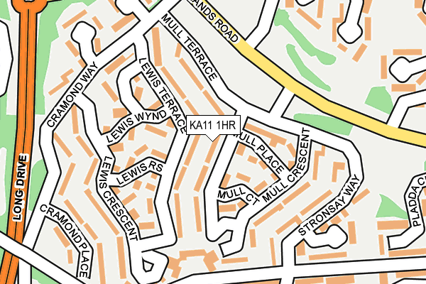 KA11 1HR map - OS OpenMap – Local (Ordnance Survey) KA11 1HR map - OS OpenMap – Local (Ordnance Survey)