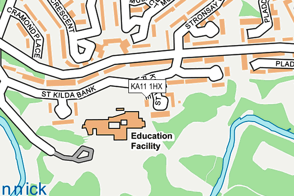 KA11 1HX map - OS OpenMap – Local (Ordnance Survey) KA11 1HX map - OS OpenMap – Local (Ordnance Survey)