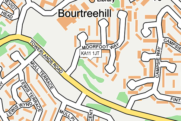 KA11 1JT map - OS OpenMap – Local (Ordnance Survey) KA11 1JT map - OS OpenMap – Local (Ordnance Survey)