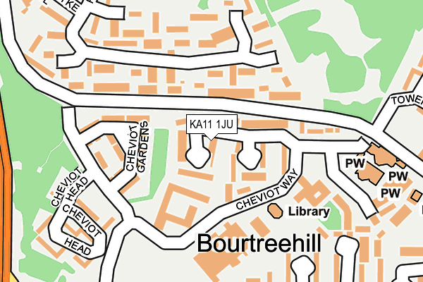 KA11 1JU map - OS OpenMap – Local (Ordnance Survey) KA11 1JU map - OS OpenMap – Local (Ordnance Survey)