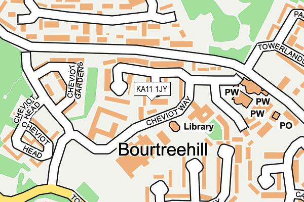 KA11 1JY map - OS OpenMap – Local (Ordnance Survey) KA11 1JY map - OS OpenMap – Local (Ordnance Survey)