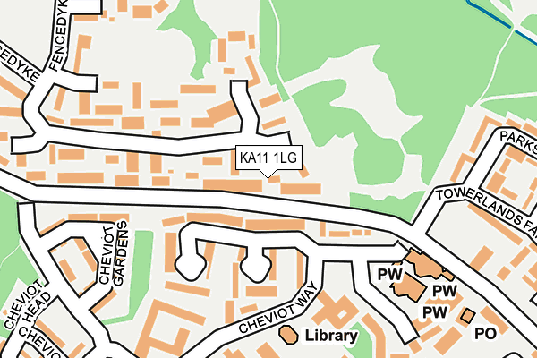 KA11 1LG map - OS OpenMap – Local (Ordnance Survey) KA11 1LG map - OS OpenMap – Local (Ordnance Survey)