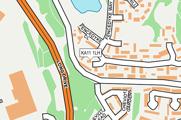 KA11 1LH map - OS OpenMap – Local (Ordnance Survey) KA11 1LH map - OS OpenMap – Local (Ordnance Survey)