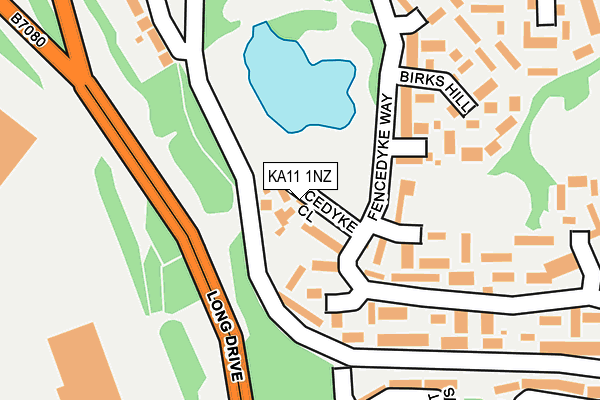 KA11 1NZ map - OS OpenMap – Local (Ordnance Survey) KA11 1NZ map - OS OpenMap – Local (Ordnance Survey)