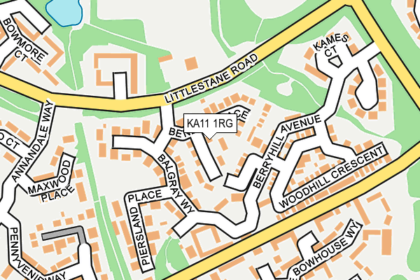 KA11 1RG map - OS OpenMap – Local (Ordnance Survey) KA11 1RG map - OS OpenMap – Local (Ordnance Survey)