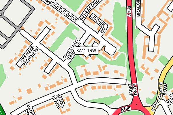 KA11 1RW map - OS OpenMap – Local (Ordnance Survey) KA11 1RW map - OS OpenMap – Local (Ordnance Survey)
