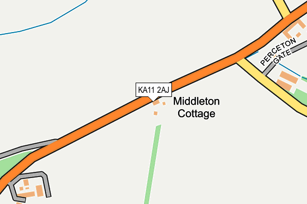 KA11 2AJ map - OS OpenMap – Local (Ordnance Survey) KA11 2AJ map - OS OpenMap – Local (Ordnance Survey)