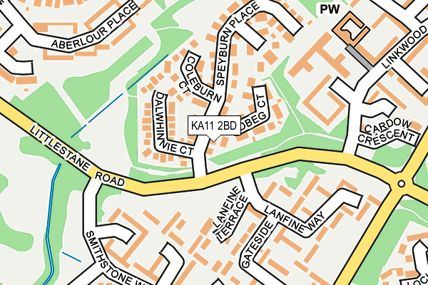 KA11 2BD map - OS OpenMap – Local (Ordnance Survey) KA11 2BD map - OS OpenMap – Local (Ordnance Survey)
