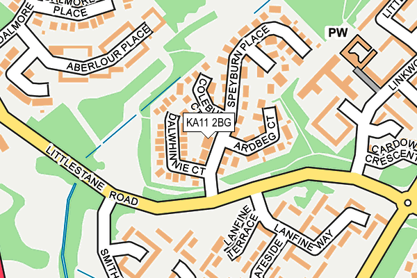 KA11 2BG map - OS OpenMap – Local (Ordnance Survey) KA11 2BG map - OS OpenMap – Local (Ordnance Survey)