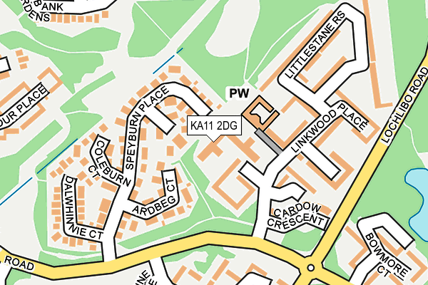 KA11 2DG map - OS OpenMap – Local (Ordnance Survey) KA11 2DG map - OS OpenMap – Local (Ordnance Survey)