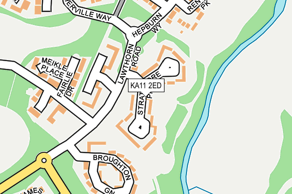 KA11 2ED map - OS OpenMap – Local (Ordnance Survey) KA11 2ED map - OS OpenMap – Local (Ordnance Survey)
