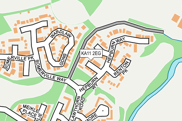 KA11 2EG map - OS OpenMap – Local (Ordnance Survey) KA11 2EG map - OS OpenMap – Local (Ordnance Survey)