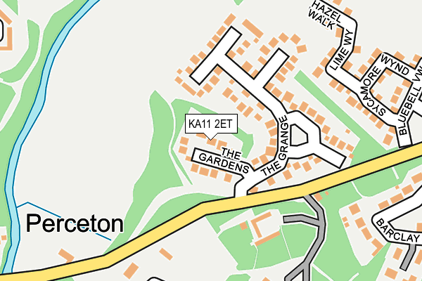 KA11 2ET map - OS OpenMap – Local (Ordnance Survey)