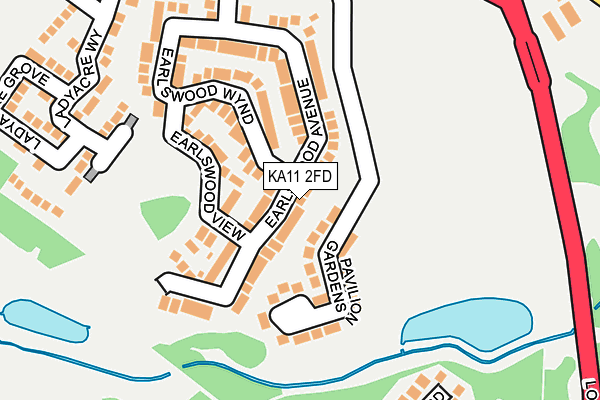 KA11 2FD map - OS OpenMap – Local (Ordnance Survey) KA11 2FD map - OS OpenMap – Local (Ordnance Survey)